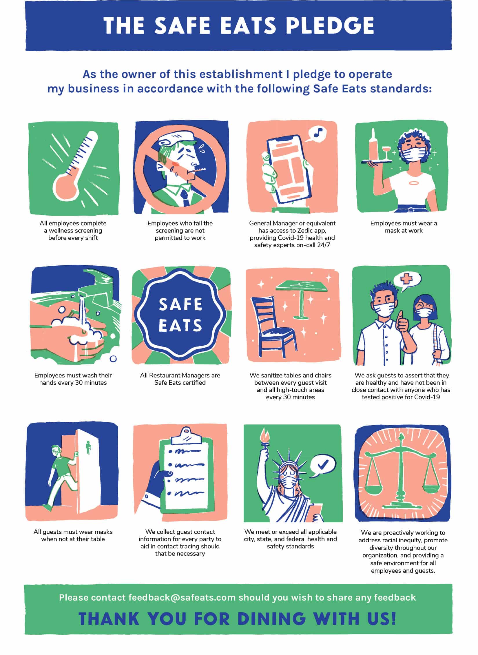 Safe Eats Pledge